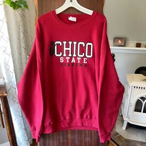 Vintage Chico State grandma Sweatshirt Pullover sz XL crew neck campus wear